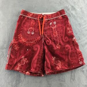 Quiksilver‎ Board Shorts Mens 30 Dragon Swim Trunks Surf Beach Pocket Swimwear